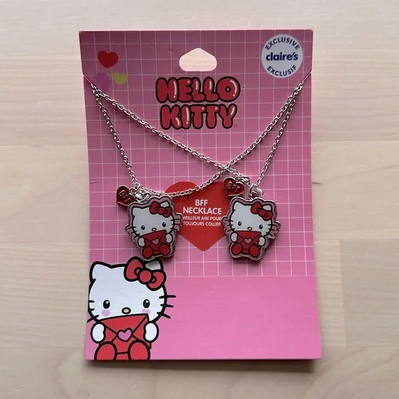 FLASH SALE Claire Exclusive Hello Kitty BFF necklace